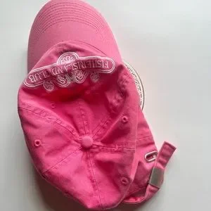 Fisher Island Club Miami Hot Pink Country Club Barbiecore Baseball Hat Sporty & Rich | Accessories | Fisher Island Club Miami Hot  main image 2